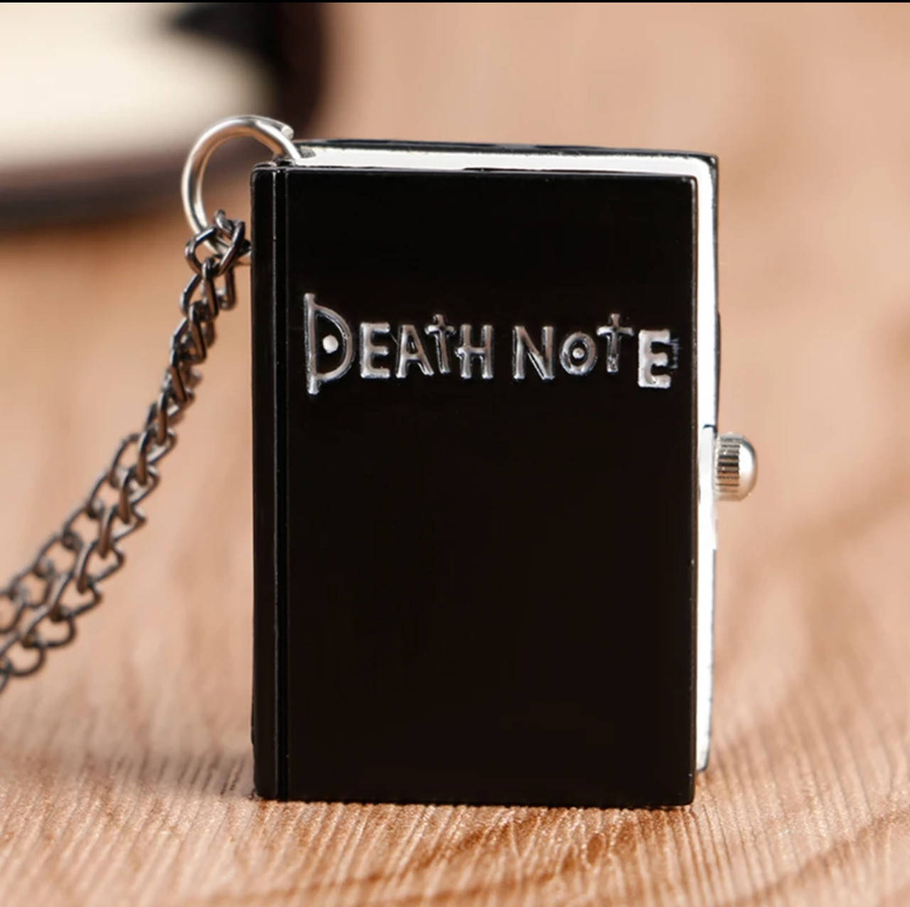 Часы кулон на цепочке Тетрадь смерти Death Note 
Часы кулон на цепочке Тетрадь смерти Death Note