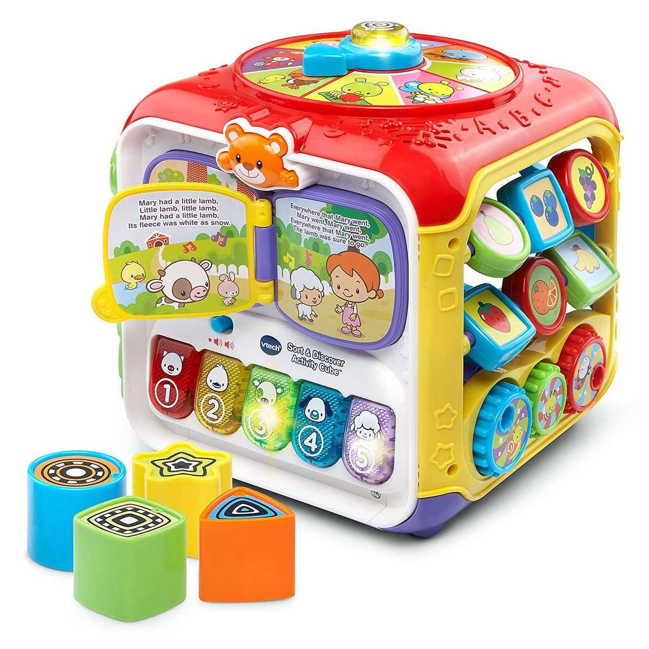 Музыкальный развивающий кубик для малышей бизикуб детский сортер VTech Sort & Discover VTech Витеч 80-183400
Музыкальный развивающий кубик для малышей бизикуб детский сортер VTech Sort & Discover VTech Витеч 80-183400