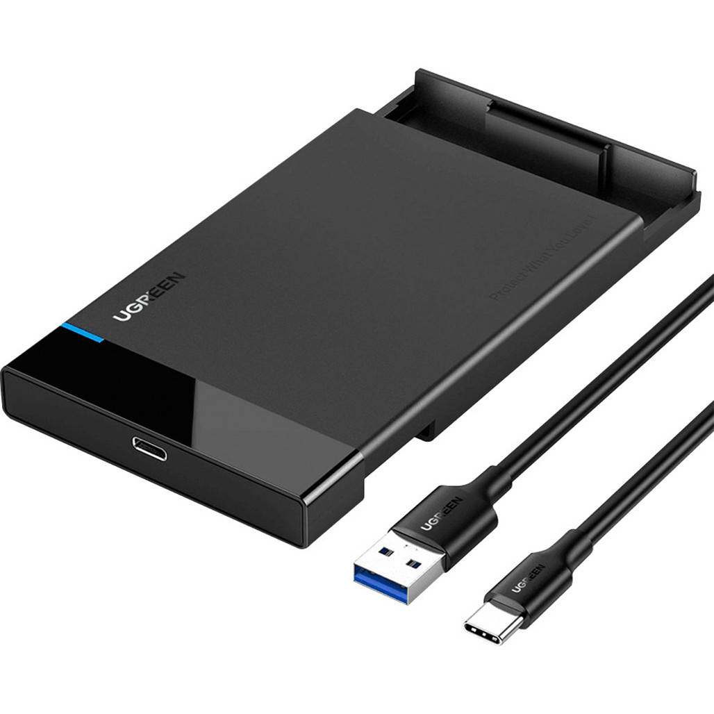 Внешний карман для HDD/SSD Ugreen Super Speed 2.5'' SATA III SSD/HDD Enclosure USB-C (L128/50743) Black
Внешний карман для HDD/SSD Ugreen Super Speed 2.5'' SATA III SSD/HDD Enclosure USB-C (L128/50743) Black