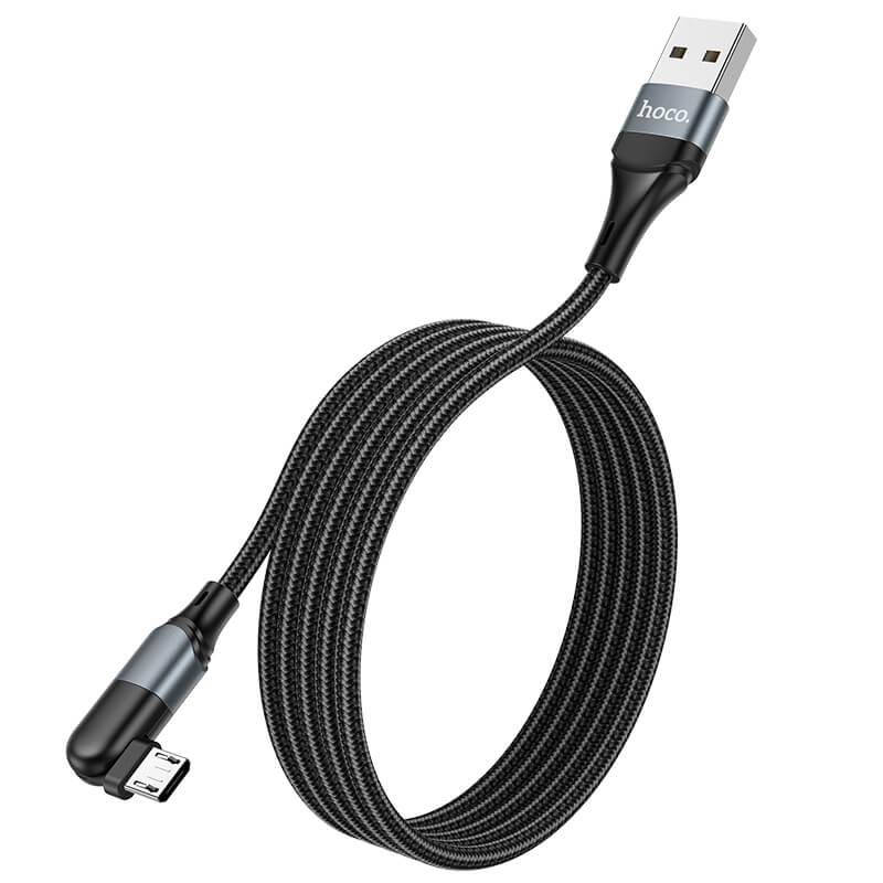 Кабель для зарядки с поворотным разъемом на 180° MicroUSB Orbit charging cable HOCO U100 |120см2.4A| Черный
Кабель для зарядки с поворотным разъемом на 180° MicroUSB Orbit charging cable HOCO U100 |120см2.4A| Черный