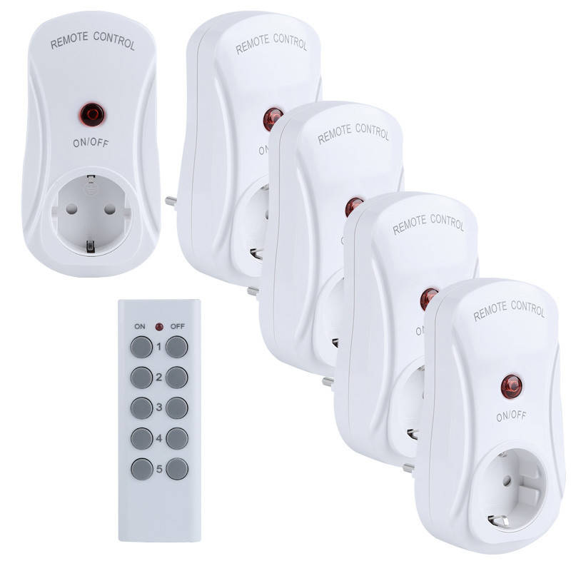 Дистанционная розетка с пультом на пять (5) вилок с батарейкой Esplenty на 16 Ампер 
Дистанционная розетка с пультом на пять (5) вилок с батарейкой Esplenty на 16 Ампер