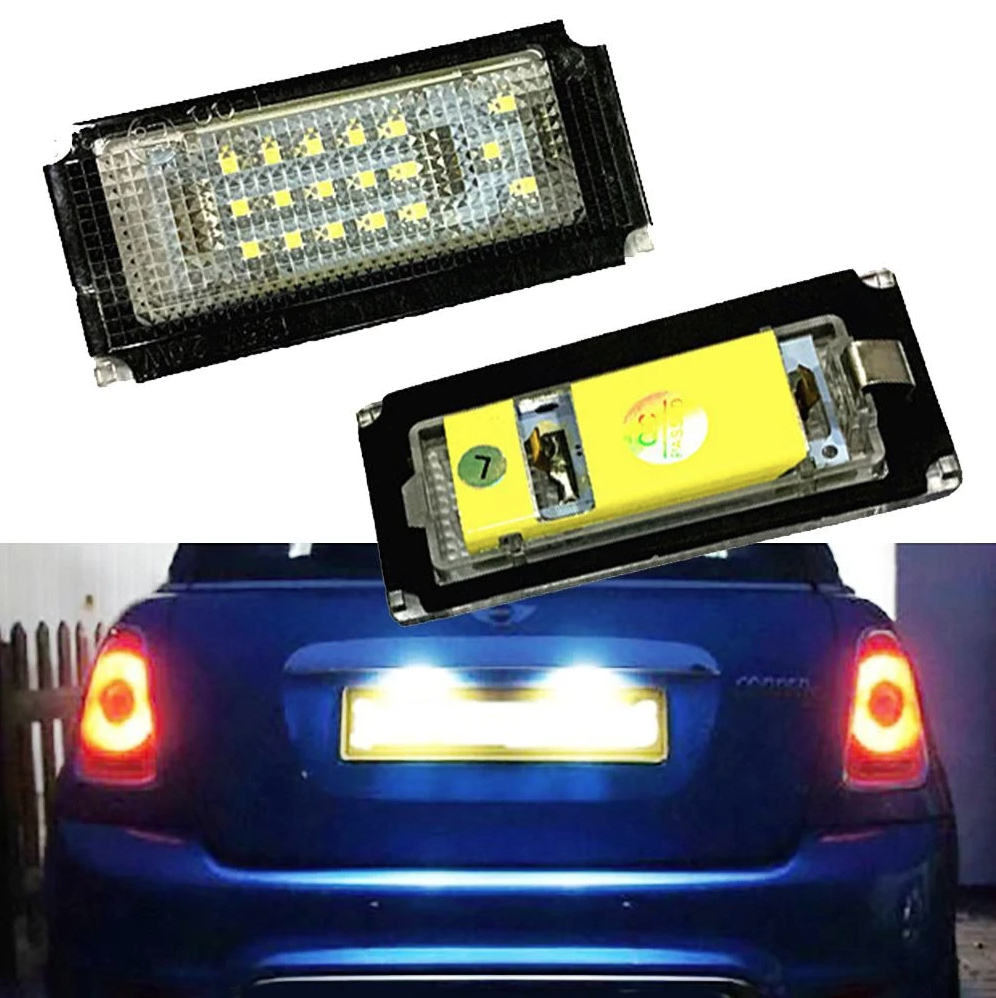 LED подсветка номера для MINI (МИНИ) R50 One/Cooper, R52 - Cabrio, R53 - Cooper S 2001-2006
LED подсветка номера для MINI (МИНИ) R50 One/Cooper, R52 - Cabrio, R53 - Cooper S 2001-2006