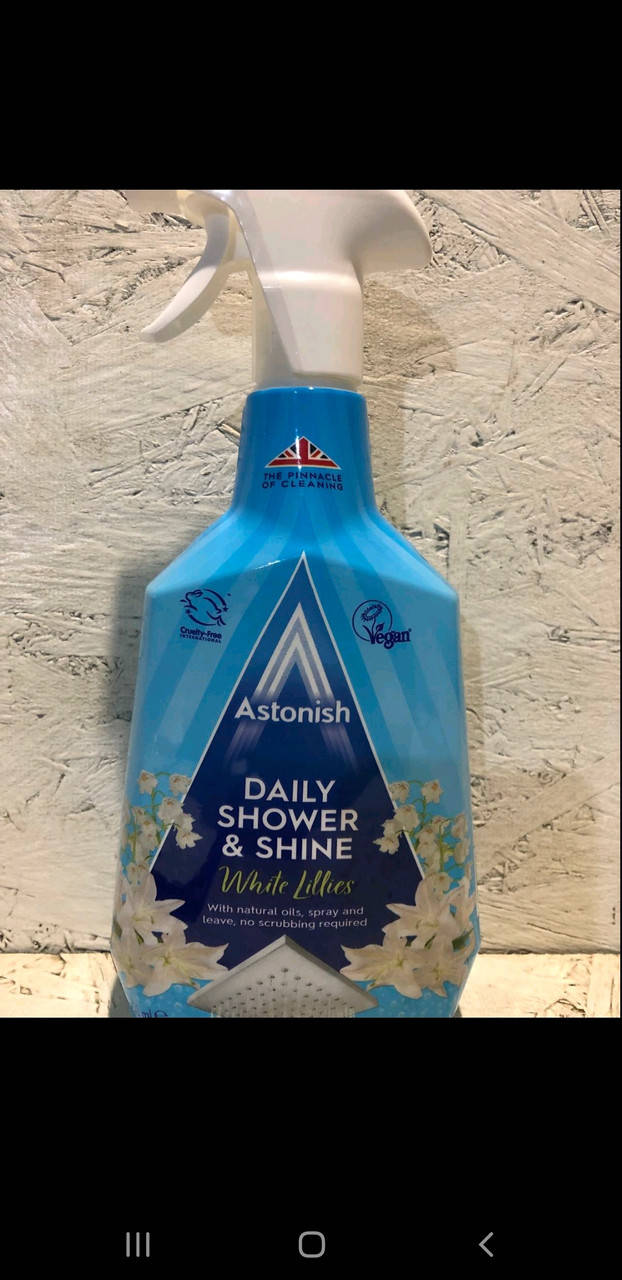 Чистящее средство Астониш для душевых кабин, акрила и керамики Astonish Daily Shower Shine 750 мл.
Чистящее средство Астониш для душевых кабин, акрила и керамики Astonish Daily Shower Shine 750 мл.