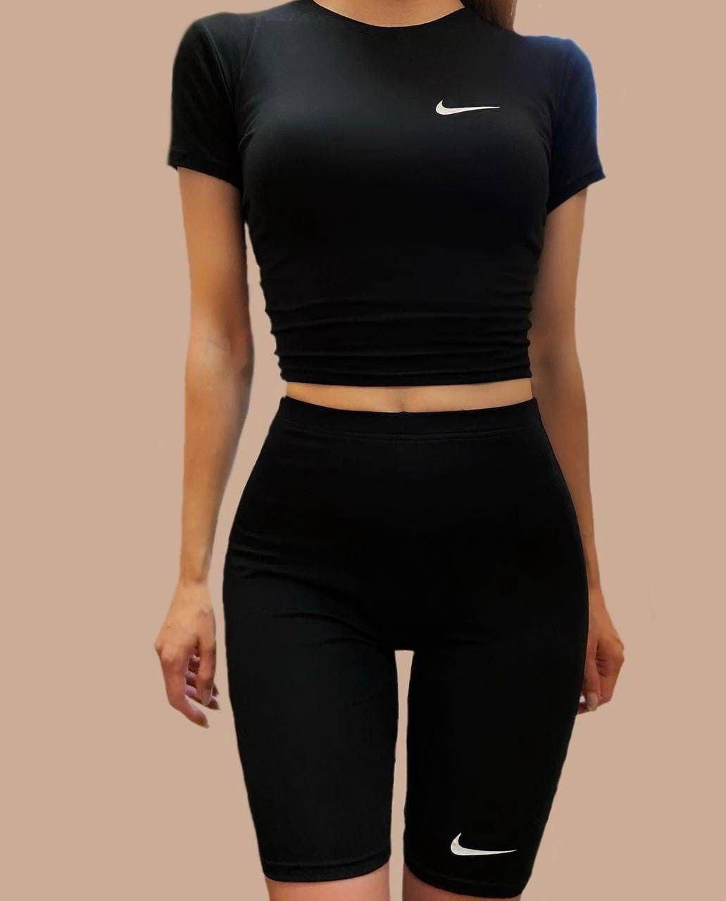 Модный спортивный женский костюм Nike (велосипедки + топ)/ 4 цвета чёрный, 42-44, 44-46
Модный спортивный женский костюм Nike (велосипедки + топ)/ 4 цвета чёрный, 42-44, 44-46