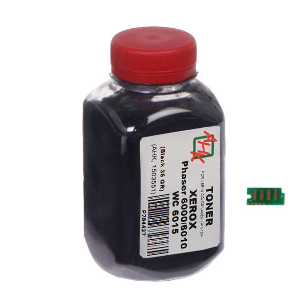 Тонер+чип АНК для Xerox Phaser 6000/6010 ( тонер АНК, чип АНК) бутль 35г Black (1500251) регион 1 и 3
Тонер+чип АНК для Xerox Phaser 6000/6010 ( тонер АНК, чип АНК) бутль 35г Black (1500251) регион 1 и 3
