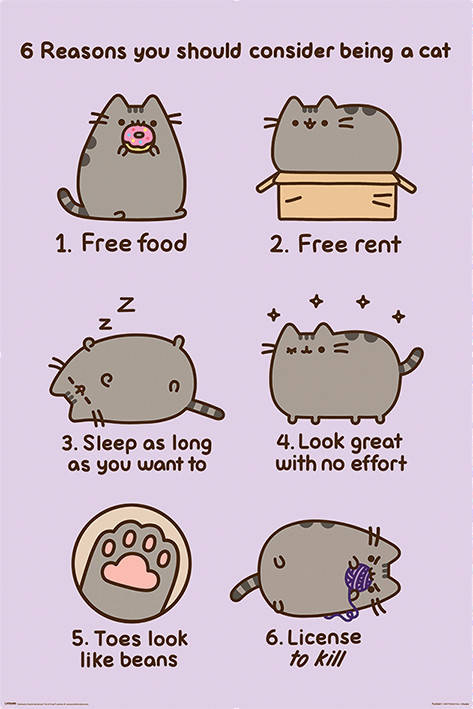 Постер плакат "Pusheen (Причины Быть Кошкой) / Pusheen (Reasons To Be a Cat)" (ps-00220)
Постер плакат "Pusheen (Причины Быть Кошкой) / Pusheen (Reasons To Be a Cat)" (ps-00220)