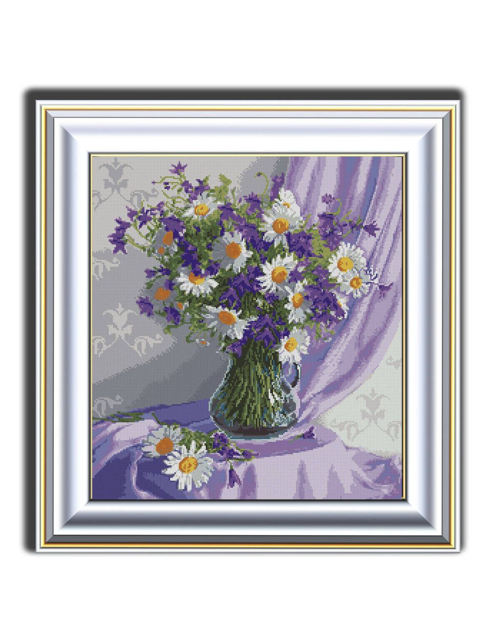 Заготовка для вышивания бисером или нитками Полевые цветы А-2 
Заготовка для вышивания бисером или нитками Полевые цветы А-2