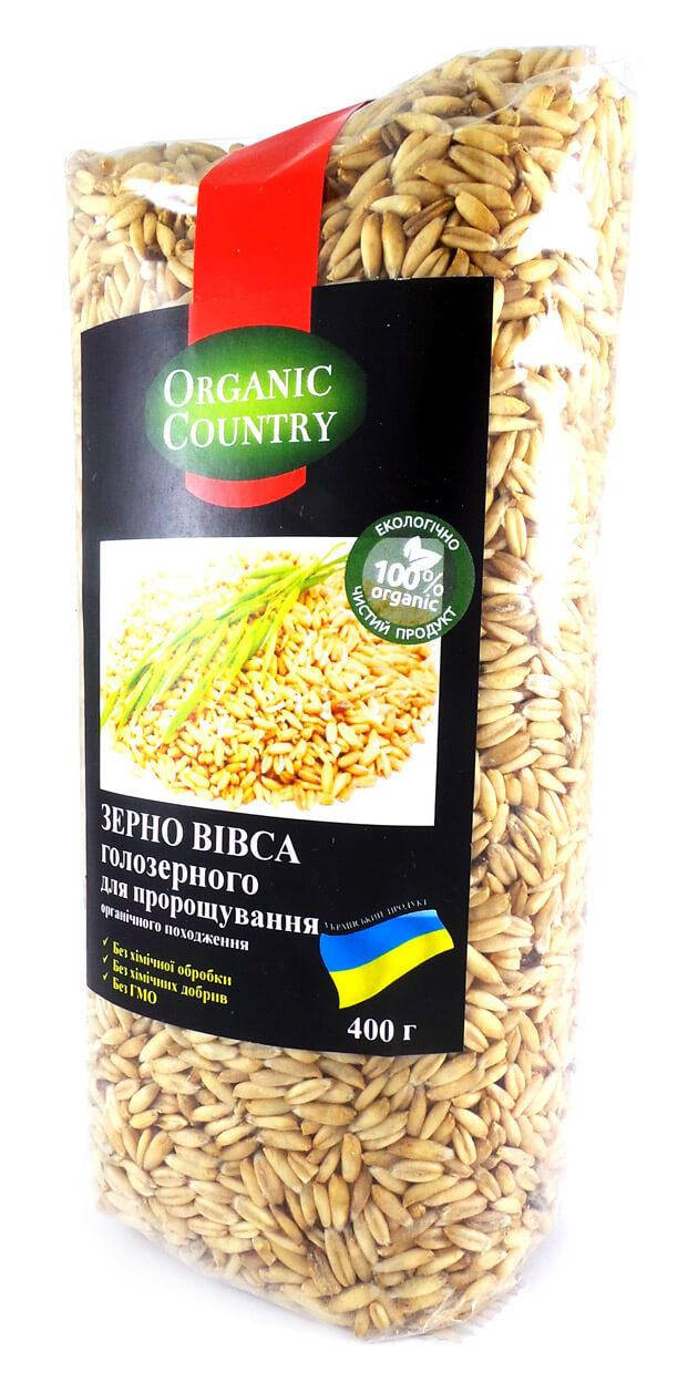 Зерно овса голозерного Organic Country 400г
Зерно овса голозерного Organic Country 400г