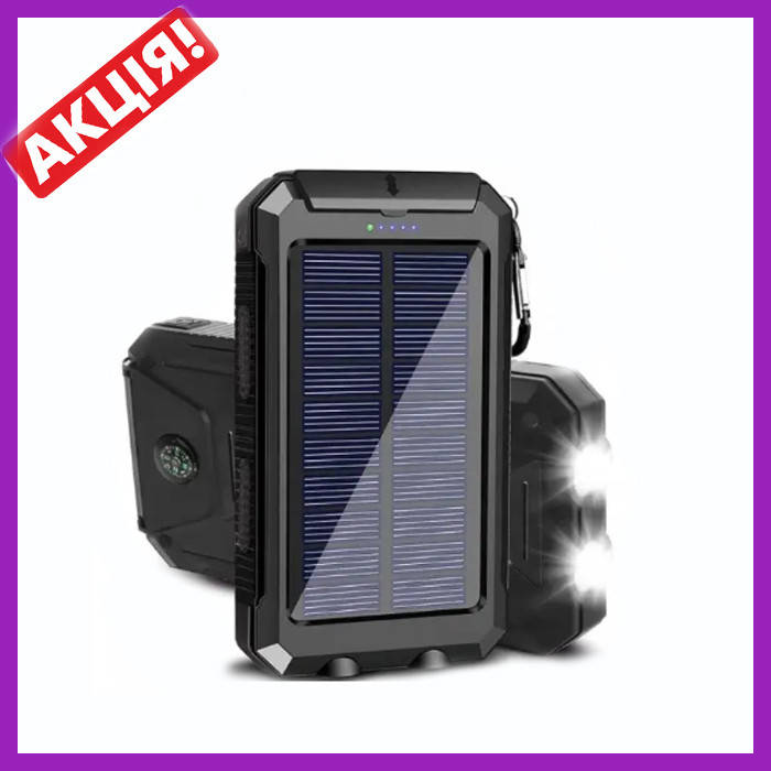 Повербанк солнечный для телефона планшета универсальный с фонариком 20000mah Павербанк солар
Повербанк солнечный для телефона планшета универсальный с фонариком 20000mah Павербанк солар