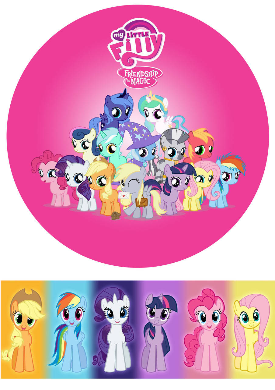 Вафельная картинка "Маленькие Пони", круглая, (лист А4)
Вафельная картинка "Маленькие Пони", круглая, (лист А4)