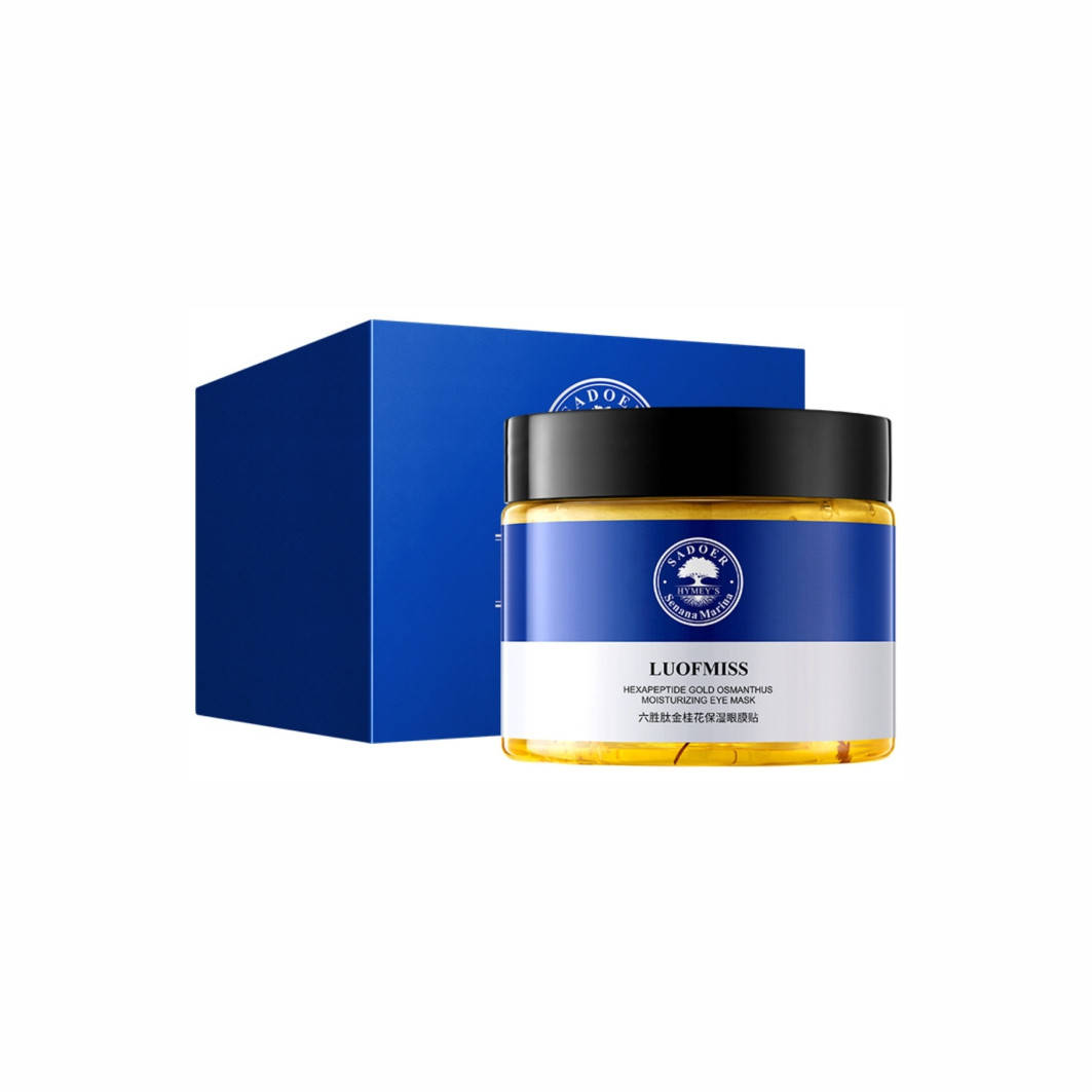 Патчи для глаз с османтусом и гексапептидами Luofmiss Hexapeptide Gold Osmanthus Moisturizing Eye Mask
Патчи для глаз с османтусом и гексапептидами Luofmiss Hexapeptide Gold Osmanthus Moisturizing Eye Mask