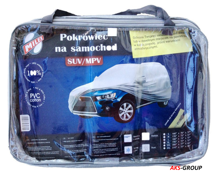 Тент для джипа, минивэна Milex Jeep ХХХL (подкладка, зеркало, замок) PEVA+PP Cotton, Серый
Тент для джипа, минивэна Milex Jeep ХХХL (подкладка, зеркало, замок) PEVA+PP Cotton, Серый