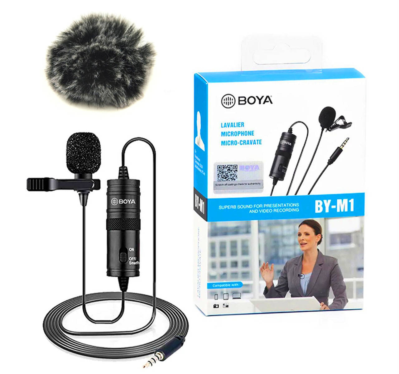 Петличный микрофон Boya BYM1, меховая ветрозащита, петличка для смартфона, камеры, ПК
Петличный микрофон Boya BYM1, меховая ветрозащита, петличка для смартфона, камеры, ПК