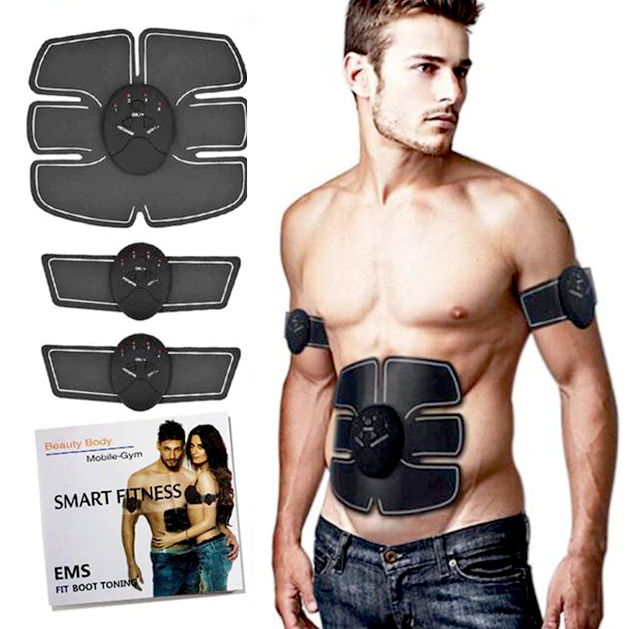 Миостимулятор Тренажер для мышц пресса и рук EMS Trainer 3 в 1 Original Электростимулятор Массажер Стимулятор, Черный
Миостимулятор Тренажер для мышц пресса и рук EMS Trainer 3 в 1 Original Электростимулятор Массажер Стимулятор, Черный