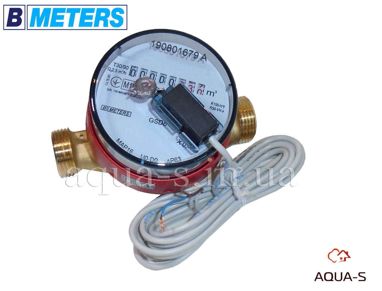 Счетчик воды BMeters GSD8-R с импульсным датчиком (геркон) DN 20 (G 1") База 130 мм. (Италия)
Счетчик воды BMeters GSD8-R с импульсным датчиком (геркон) DN 20 (G 1") База 130 мм. (Италия)
