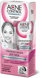 Глиняная маска для лица «Acne Control Professional» увлажняющая антибактериальная
Глиняная маска для лица «Acne Control Professional» увлажняющая антибактериальная