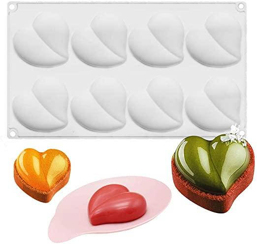 Форма силиконовая для евродесертов Сердца, Белый
Форма силиконовая для евродесертов Сердца, Белый