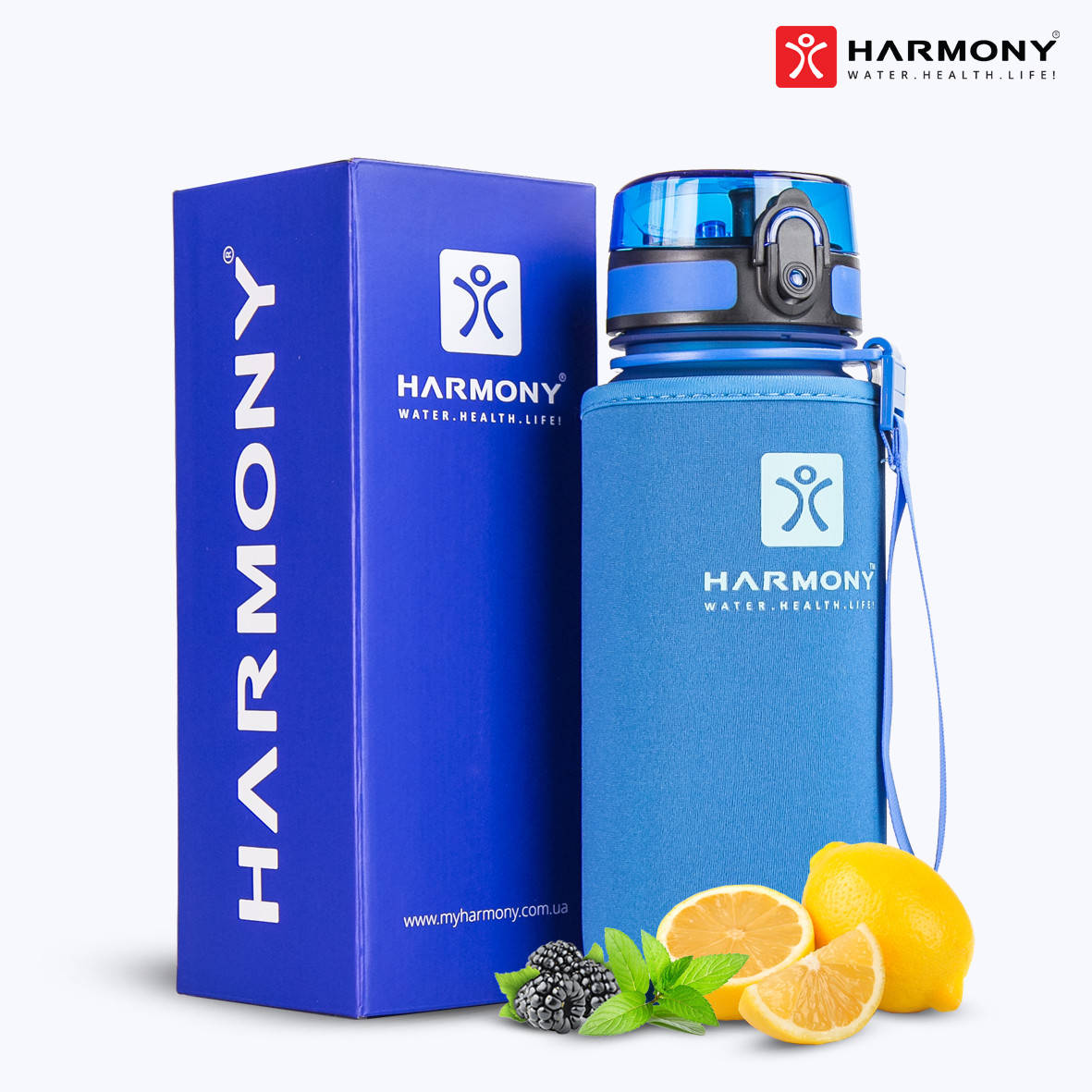 Бутылка для воды Harmony Total Ocean 0,65 л. с контейнером для фруктов и защитным неопреновым чехлом.
Бутылка для воды Harmony Total Ocean 0,65 л. с контейнером для фруктов и защитным неопреновым чехлом.