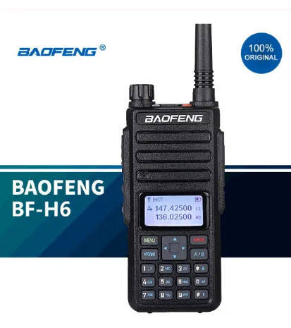 Радиостанция BAOFENG BF-H6 10 Вт аккумулятор 2200MAh + гарнитура, частоты VHF(136-174 МГц) и UHF(400-520 МГц)
Радиостанция BAOFENG BF-H6 10 Вт аккумулятор 2200MAh + гарнитура, частоты VHF(136-174 МГц) и UHF(400-520 МГц)