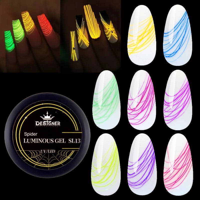 Люминесцентная паутинка Spider Luminous Gel Designer Professional (Дизайнер Профессионал) для ногтей, 8 мл, Разные цвета
Люминесцентная паутинка Spider Luminous Gel Designer Professional (Дизайнер Профессионал) для ногтей, 8 мл, Разные цвета
