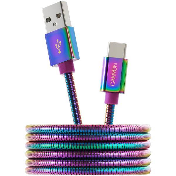Кабель USB CANYON UC-7 Type C USB 2.0 standard cable, Power output 5V/9V 2A, OD 3.8mm, metal shell, cable
Кабель USB CANYON UC-7 Type C USB 2.0 standard cable, Power output 5V/9V 2A, OD 3.8mm, metal shell, cable