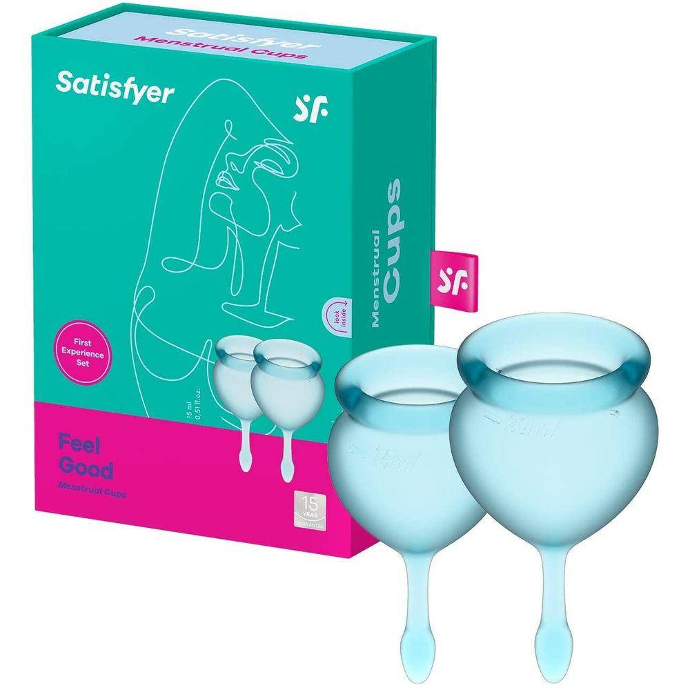 Набор менструальных чаш размер S Satisfyer Feel Good (light blue), Германия, 15мл и 20мл, мешочек для хранения
Набор менструальных чаш размер S Satisfyer Feel Good (light blue), Германия, 15мл и 20мл, мешочек для хранения