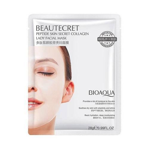 Маска гидрогелевая для лица с колагеном и пептидами BIOAQUA Beautecret Pepride Skin Secret Collagen
Маска гидрогелевая для лица с колагеном и пептидами BIOAQUA Beautecret Pepride Skin Secret Collagen