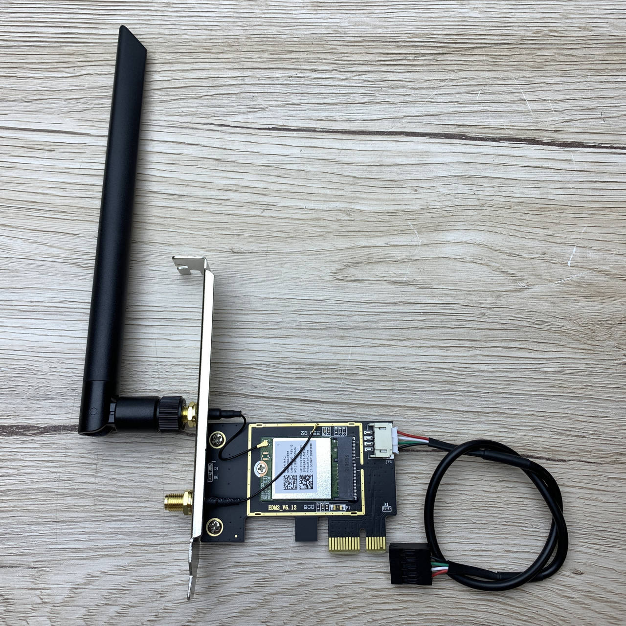 Беспроводная Wi-Fi PCI-E адаптер PCI Express PCIe PCI-E RTL8821CE 802.11 a,b,g,n+ac 433Mbps Bluetooth 4.2
Беспроводная Wi-Fi PCI-E адаптер PCI Express PCIe PCI-E RTL8821CE 802.11 a,b,g,n+ac 433Mbps Bluetooth 4.2