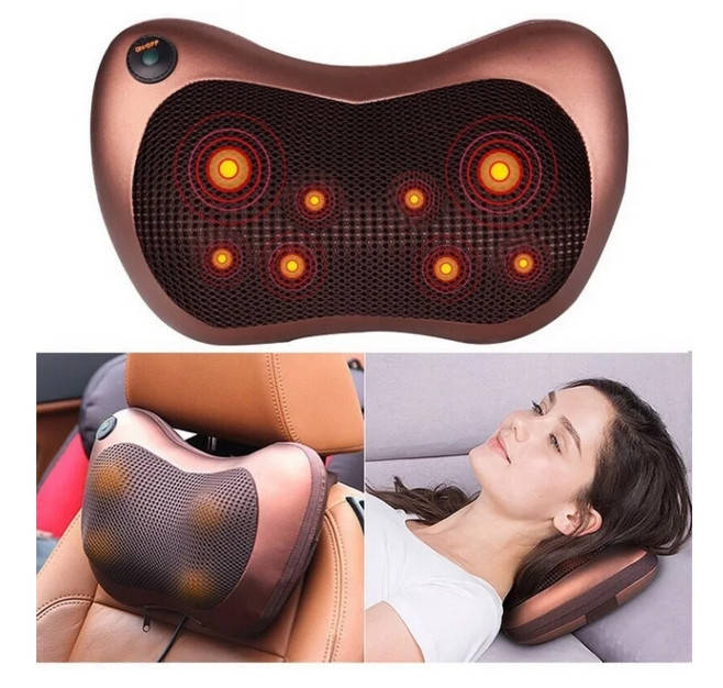 Массажная подушка для спины и шеи Massage Pillow GHM 8028 - Роликовый массажер, массажер с подогревом (b33)!!
Массажная подушка для спины и шеи Massage Pillow GHM 8028 - Роликовый массажер, массажер с подогревом (b33)!!