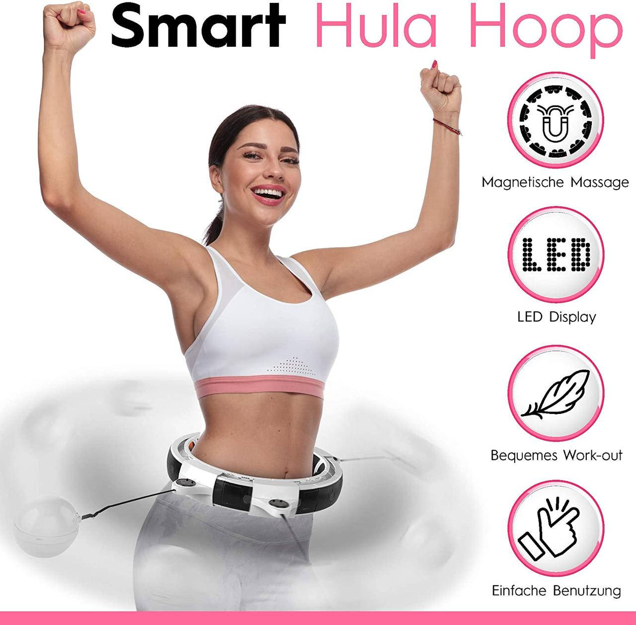 Умный Hula Hoop для взрослых, фитнесс Hoola Hoop Belt с массажными узлами для похудения для начинающих, 360° с
Умный Hula Hoop для взрослых, фитнесс Hoola Hoop Belt с массажными узлами для похудения для начинающих, 360° с