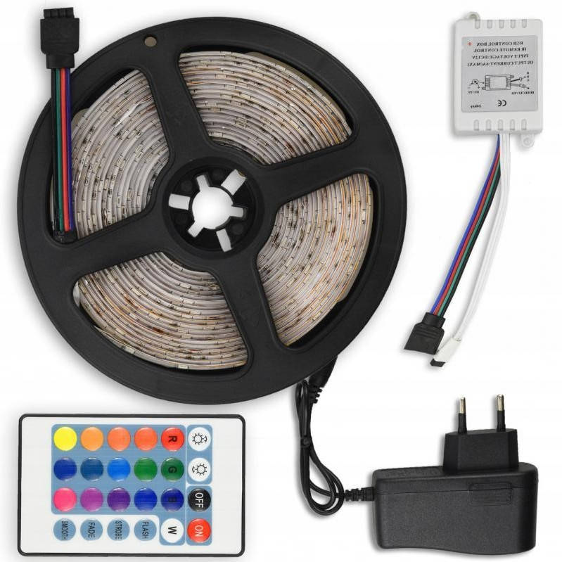 Світлодіодна стрічка LED 2835 RGB 5м з пультом і блоком живлення. LED стрічка. Діодні стрічки
Світлодіодна стрічка LED 2835 RGB 5м з пультом і блоком живлення. LED стрічка. Діодні стрічки