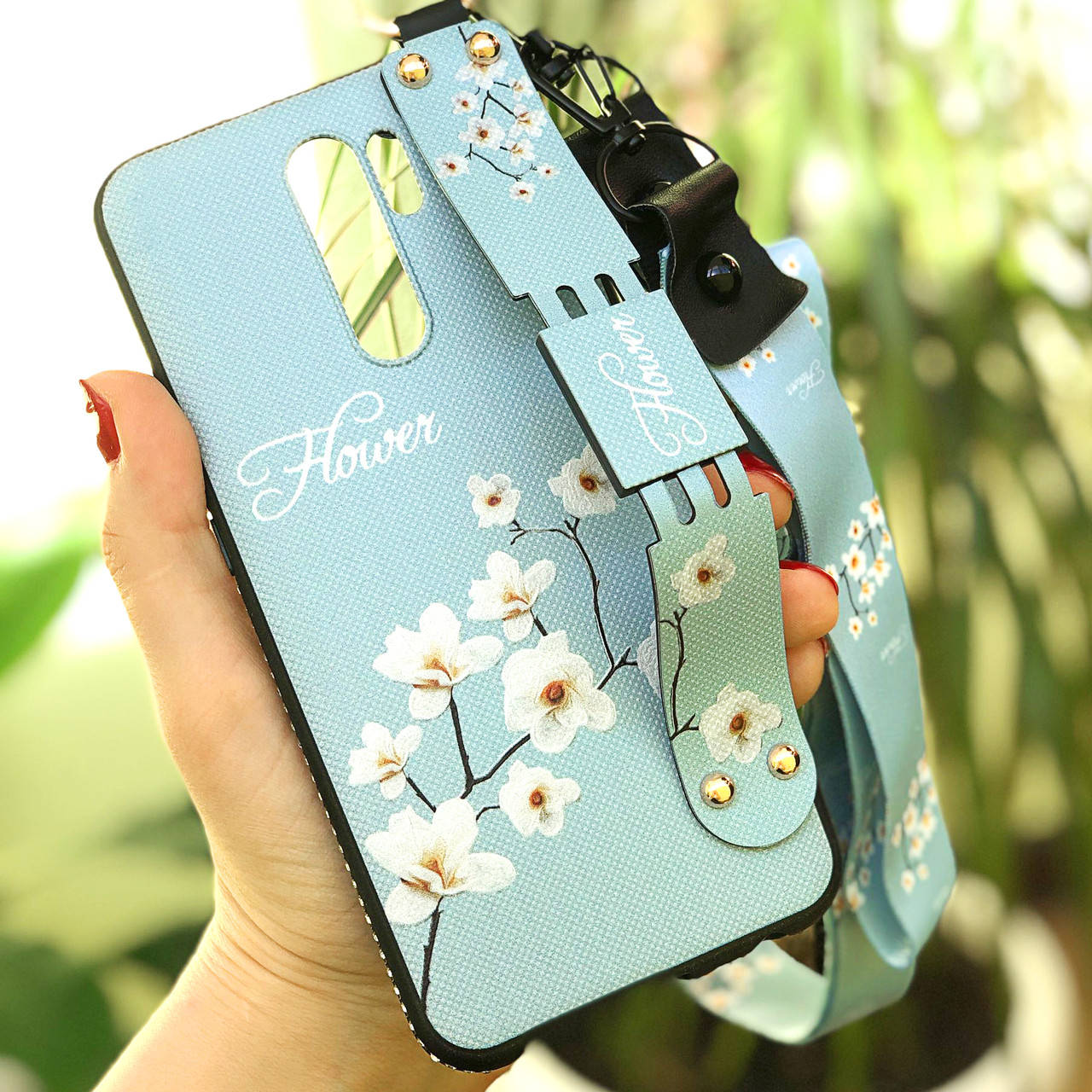 Чехол Lanyard для Xiaomi Redmi 9 бампер с ремешком Blue 
Чехол Lanyard для Xiaomi Redmi 9 бампер с ремешком Blue