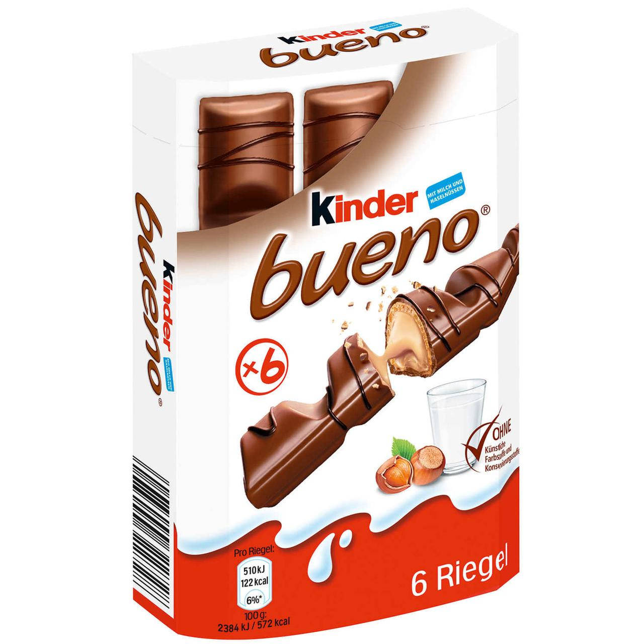 Батончики Kinder Bueno Milk Chocolate 6s 129 g, Батончик буено, Вкус детства, Киндер шоколад,
Батончики Kinder Bueno Milk Chocolate 6s 129 g, Батончик буено, Вкус детства, Киндер шоколад,