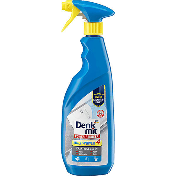 Denkmit Германия Power Cleanser Multi-Power 4 Blue - Средство для очистки раковин и кранов, 750ml
Denkmit Германия Power Cleanser Multi-Power 4 Blue - Средство для очистки раковин и кранов, 750ml