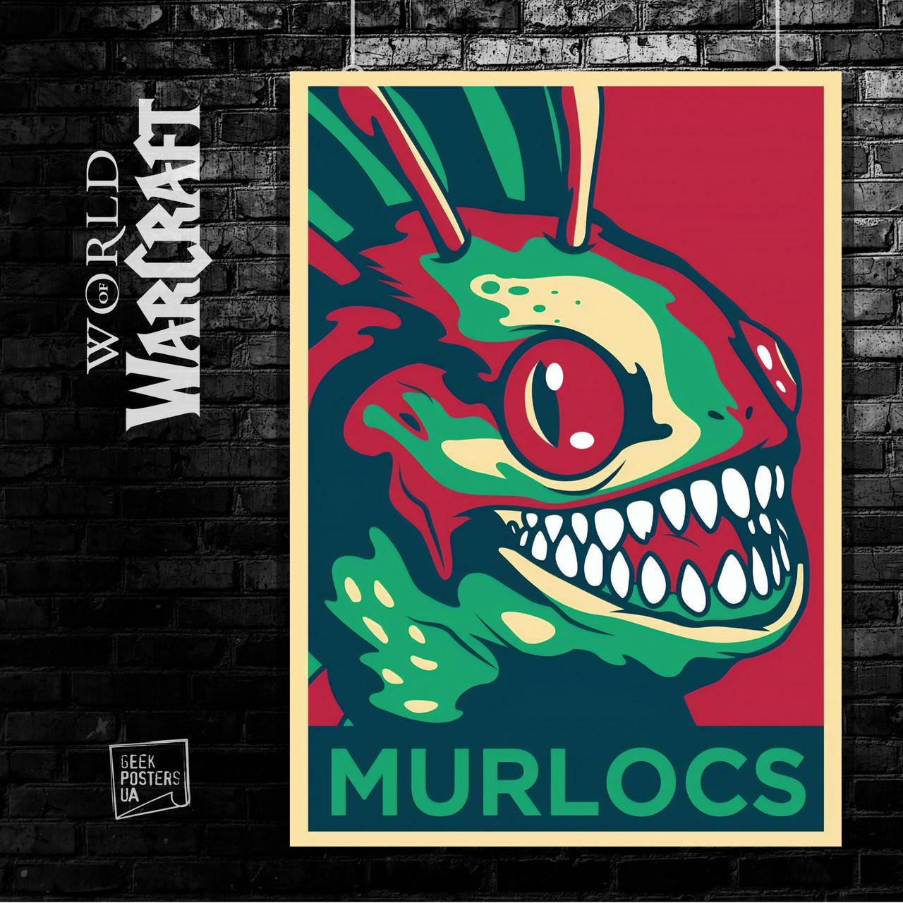 Постер Мурлок, Murlok, Tide Hunter, World of Warcraft, WoW, ВоВ. Размер 42x30см (A3). Матовая бумага
Постер Мурлок, Murlok, Tide Hunter, World of Warcraft, WoW, ВоВ. Размер 42x30см (A3). Матовая бумага