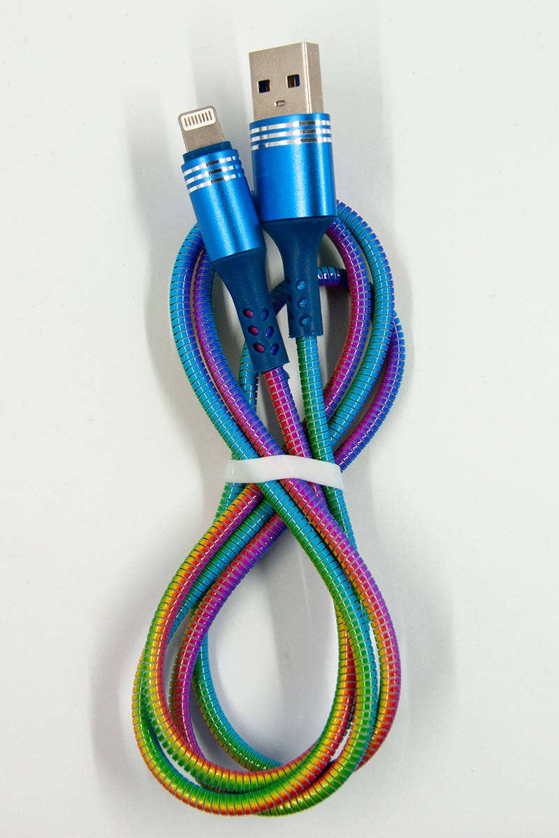 Кабель Fine Line заряду та синхронізації Lightning, пружина, 1м, (rainbow) FL-PLS-L-PRUZH-RAINBOW
Кабель Fine Line заряду та синхронізації Lightning, пружина, 1м, (rainbow) FL-PLS-L-PRUZH-RAINBOW