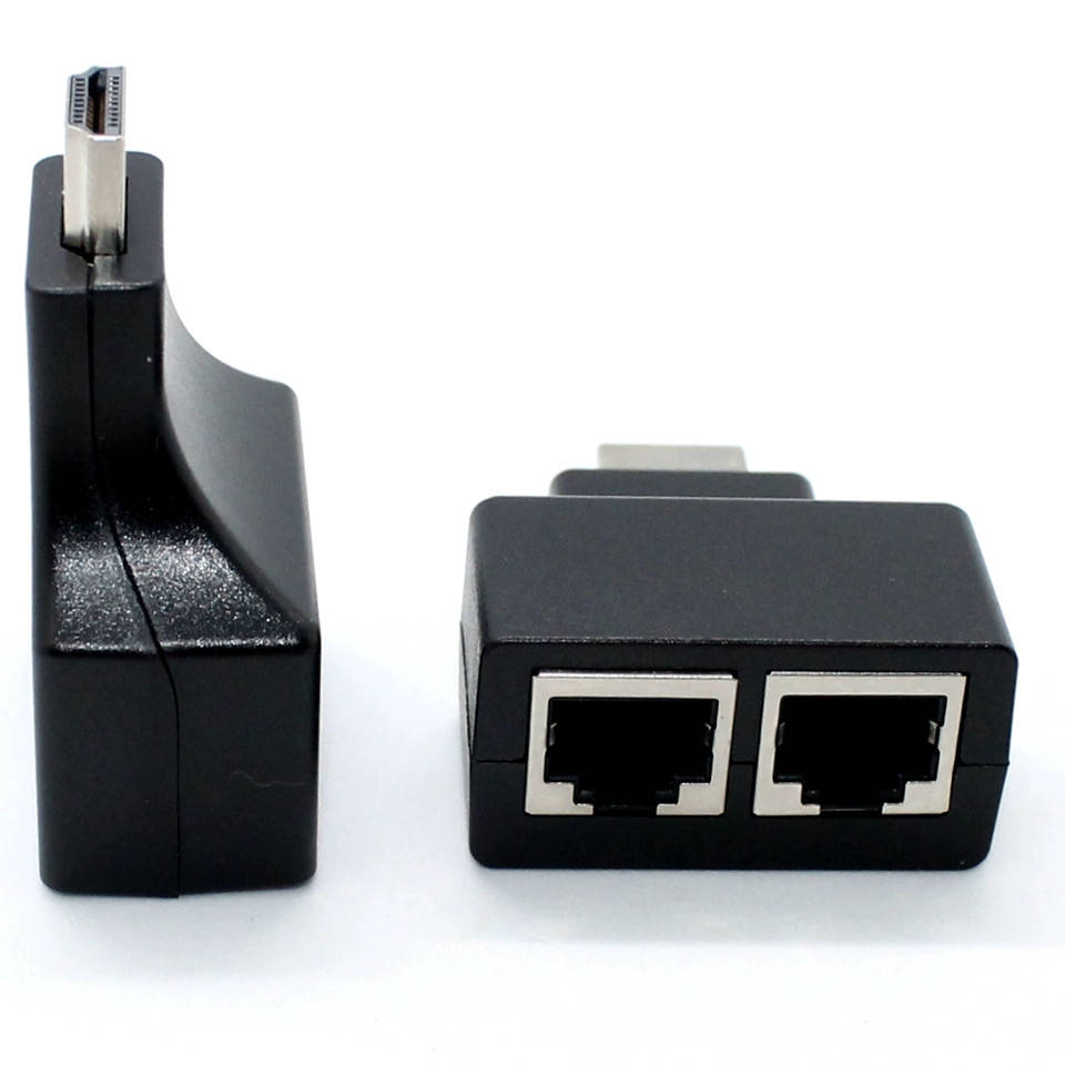 Удлинитель HDMI по RJ45 витой паре Пассивный соединитель переходник по UTP Lan кабелю до 30 метров, Черный
Удлинитель HDMI по RJ45 витой паре Пассивный соединитель переходник по UTP Lan кабелю до 30 метров, Черный