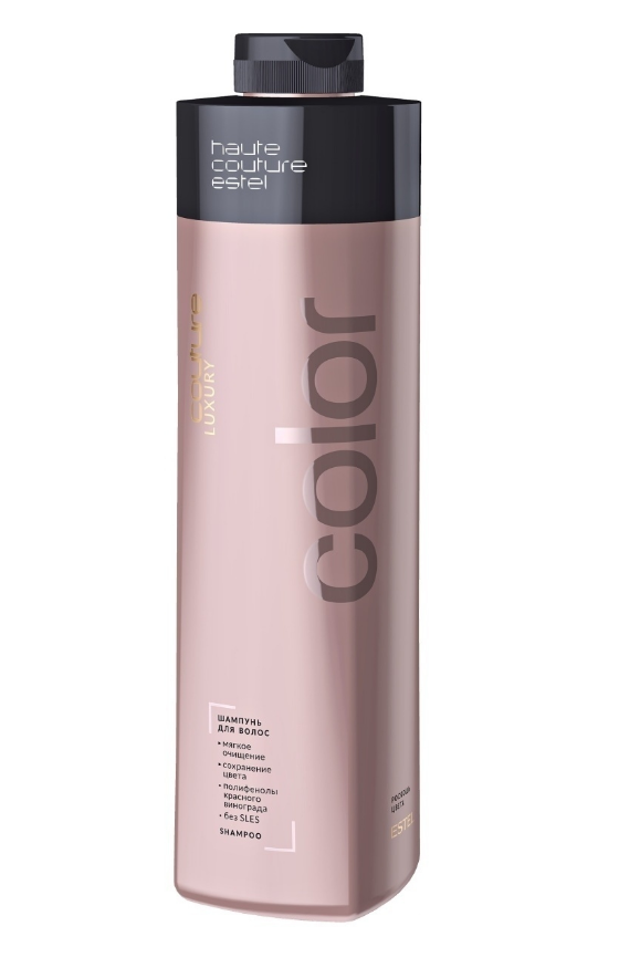 Шампунь Estel Haute Couture Luxury Color для окрашенных волос бессульфатный, 1000 мл
Шампунь Estel Haute Couture Luxury Color для окрашенных волос бессульфатный, 1000 мл