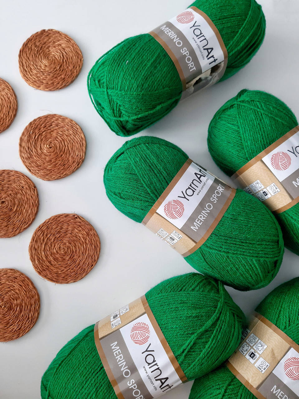 Полушерстяная пряжа Мерино спорт зеленого цвета YARNART MERINO SPORT 50% шерсть / 50% акрил, Зелёный
Полушерстяная пряжа Мерино спорт зеленого цвета YARNART MERINO SPORT 50% шерсть / 50% акрил, Зелёный