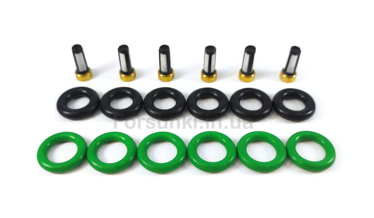 Ремкомплект на 6 форсунок 2.5 24V - 2.8 24V BMW 3 ( E46 ) 5 ( E39 ) M52B28 M54B25 13641427240 13537546245
Ремкомплект на 6 форсунок 2.5 24V - 2.8 24V BMW 3 ( E46 ) 5 ( E39 ) M52B28 M54B25 13641427240 13537546245