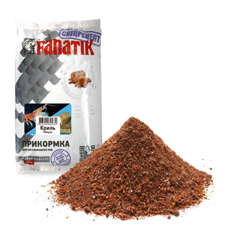 Прикормка FANATIK Криль Макуха 1 кг
Прикормка FANATIK Криль Макуха 1 кг