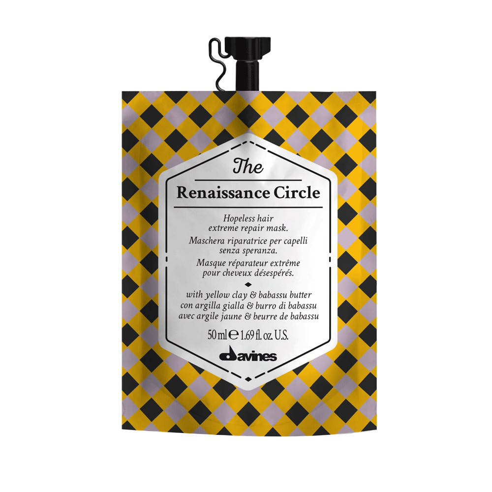 Восстанавливающая маска для сильно поврежденных волос Davines The Renaissance Circle 50 мл
Восстанавливающая маска для сильно поврежденных волос Davines The Renaissance Circle 50 мл