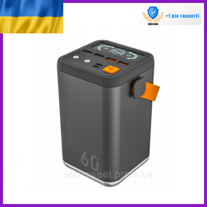 Повербанк Power bank 60000mah мощный для ноутбука телефона Потужний павербанк 6 портів
Повербанк Power bank 60000mah мощный для ноутбука телефона Потужний павербанк 6 портів