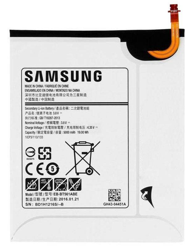 Аккумулятор для планшета Samsung T560 Galaxy Tab E 9.6 / EB-BT561ABE (5000 mAh) Original
Аккумулятор для планшета Samsung T560 Galaxy Tab E 9.6 / EB-BT561ABE (5000 mAh) Original