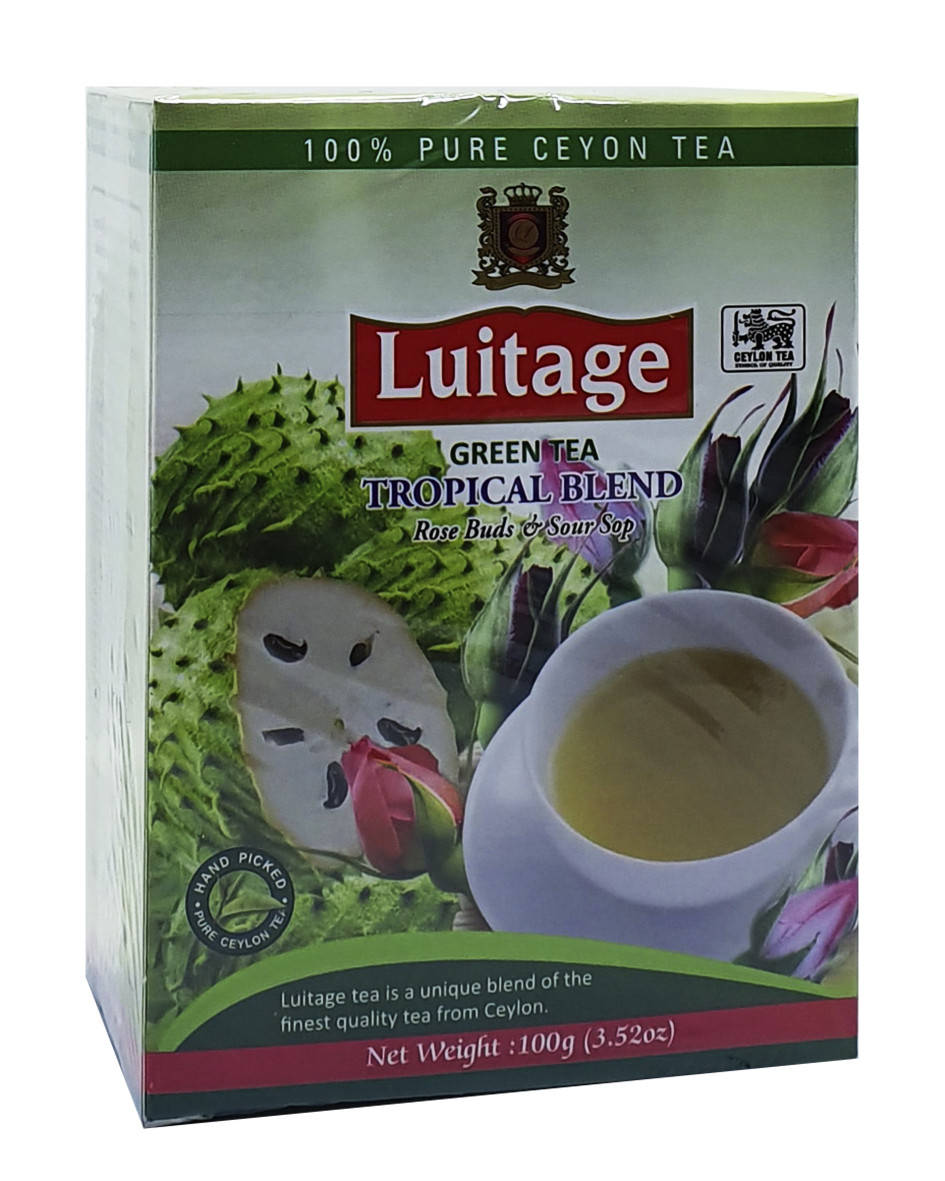 Чай зелений з саусепом і бутонами троянди Luitage Green Tea Rose Buds & Soursop 100 г (52453)
Чай зелений з саусепом і бутонами троянди Luitage Green Tea Rose Buds & Soursop 100 г (52453)