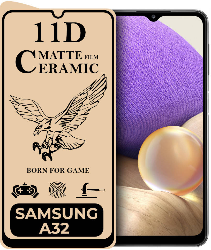 Защитная пленка керамическая Ceramic Samsung Galaxy A32 A325 (матовая) (Самсунг Галакси А32)
Защитная пленка керамическая Ceramic Samsung Galaxy A32 A325 (матовая) (Самсунг Галакси А32)