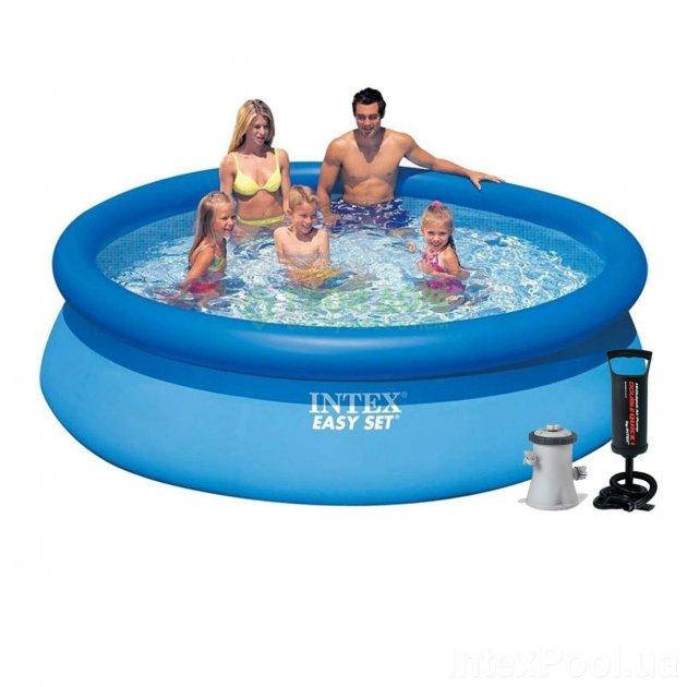 Наливной бассейн Intex Семейный 305х76см, объём: 3854л с фильтр-насосом 28122 NP, Синий
Наливной бассейн Intex Семейный 305х76см, объём: 3854л с фильтр-насосом 28122 NP, Синий
