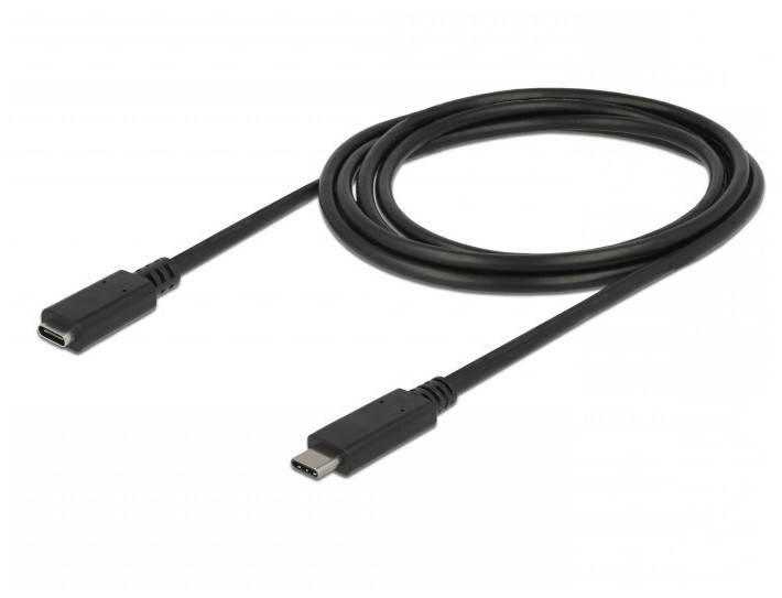 Кабель пристроїв-подовжувач USB Type-C M/F Delock (USB3.0) 2.0m 3A AWG24+32 Черный(70.08.5542)
Кабель пристроїв-подовжувач USB Type-C M/F Delock (USB3.0) 2.0m 3A AWG24+32 Черный(70.08.5542)