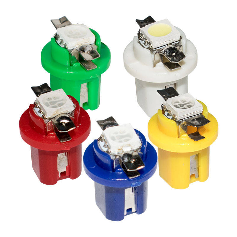 Светодиодная лампа цоколь T5 (W1.2W) 8.5D BAX10d, панель 12х16мм,1-SMD 5050, 15Lm, 12В
Светодиодная лампа цоколь T5 (W1.2W) 8.5D BAX10d, панель 12х16мм,1-SMD 5050, 15Lm, 12В