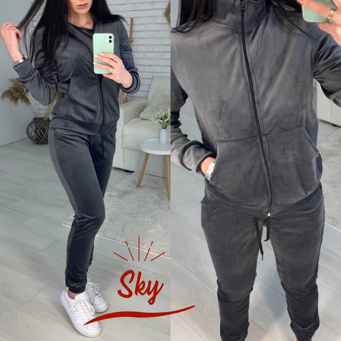 Костюм тройка кофта + штаны + футболка турецкий велюр спорт 42-44; 46-48;50-52 (3цв) "SkyGold" от поставщика, Разные цвета
Костюм тройка кофта + штаны + футболка турецкий велюр спорт 42-44; 46-48;50-52 (3цв) "SkyGold" от поставщика, Разные цвета